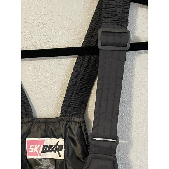 SKIGEAR WOMENS OVERALL SIZE SMALL COLOR BLACK WINTER WATERPROOF PANTS - Picture 3 of 9